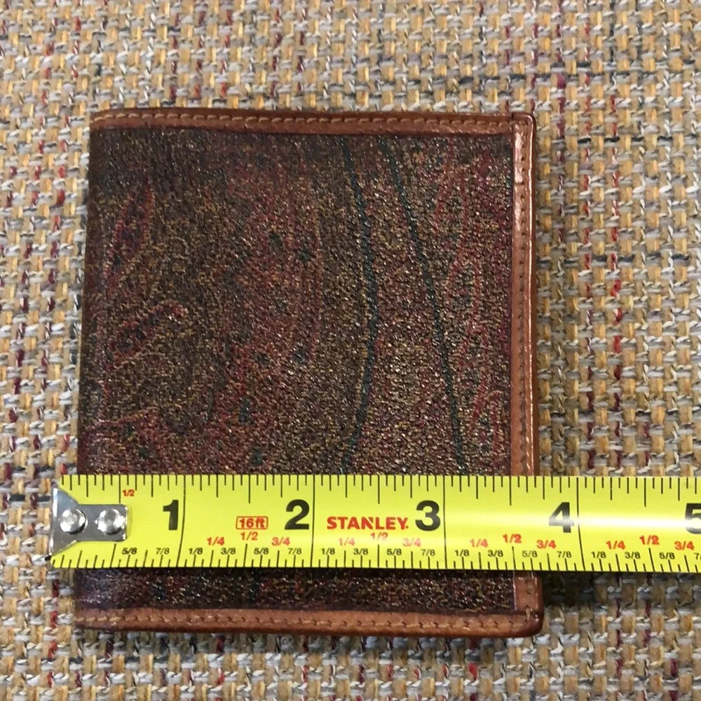 ETRO Milano Paisley Bifold Wallet Excellent Condition